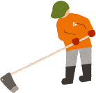 農業体験 農家1 イラスト